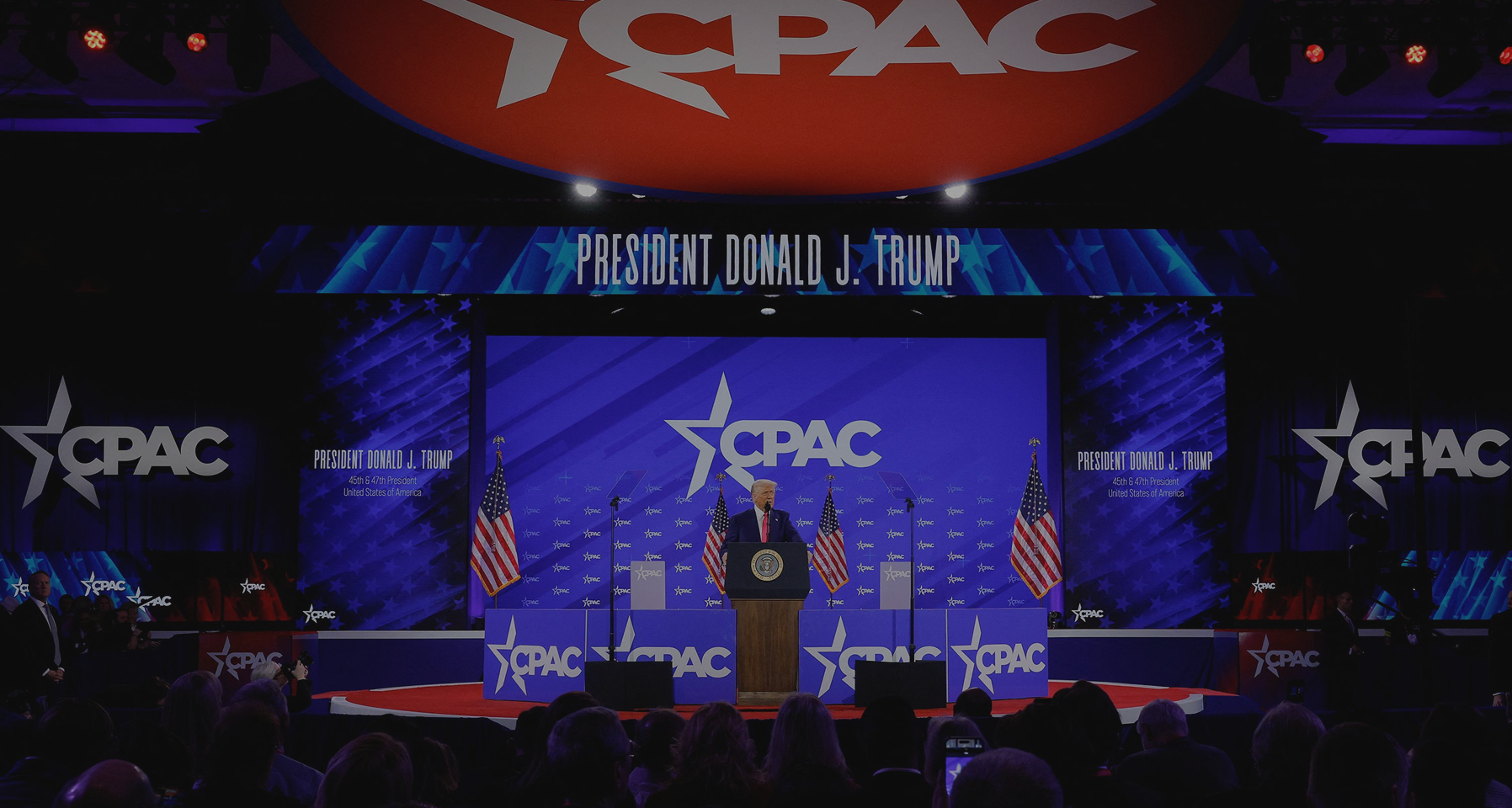 CPAC USA conference stage